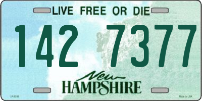 NH license plate 1427377