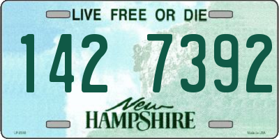 NH license plate 1427392