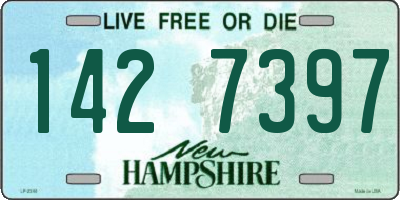 NH license plate 1427397