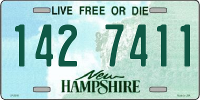 NH license plate 1427411