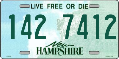 NH license plate 1427412