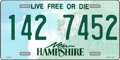NH license plate 1427452
