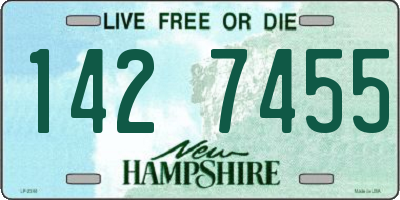 NH license plate 1427455