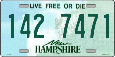 NH license plate 1427471