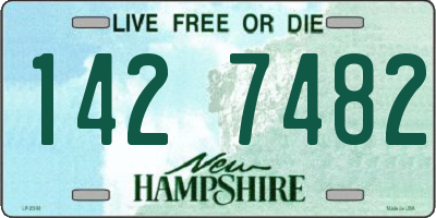 NH license plate 1427482