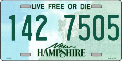 NH license plate 1427505