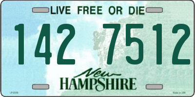 NH license plate 1427512
