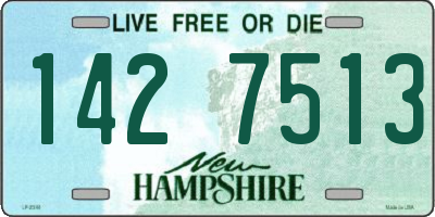 NH license plate 1427513