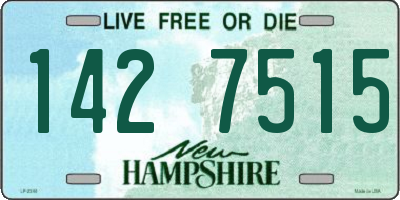 NH license plate 1427515