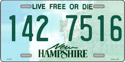 NH license plate 1427516