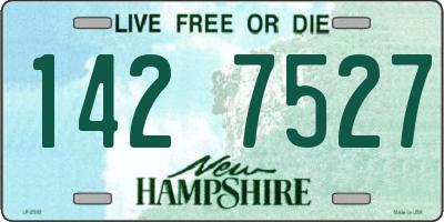 NH license plate 1427527