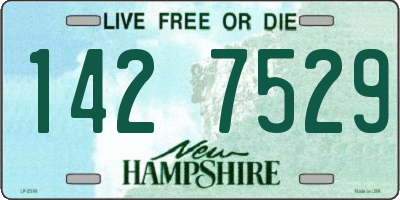 NH license plate 1427529