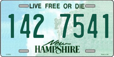 NH license plate 1427541