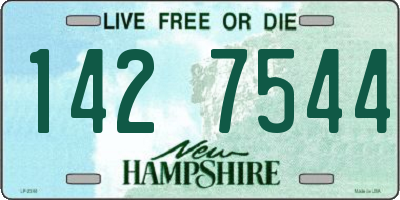 NH license plate 1427544