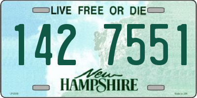 NH license plate 1427551