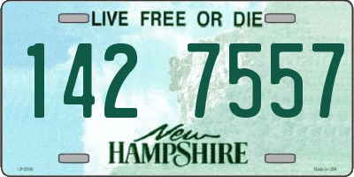 NH license plate 1427557
