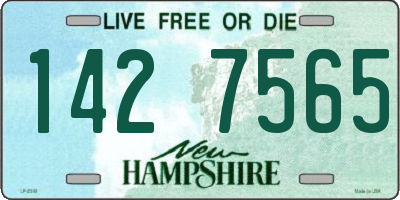 NH license plate 1427565