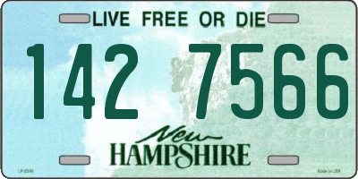 NH license plate 1427566