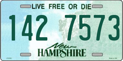 NH license plate 1427573