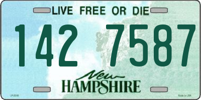 NH license plate 1427587