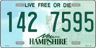 NH license plate 1427595