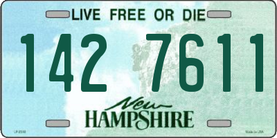 NH license plate 1427611