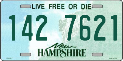 NH license plate 1427621