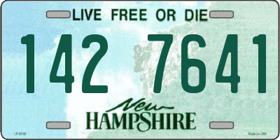 NH license plate 1427641