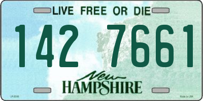 NH license plate 1427661