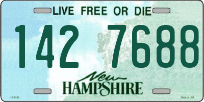 NH license plate 1427688