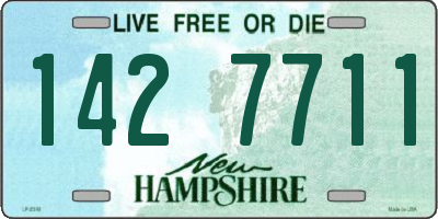NH license plate 1427711