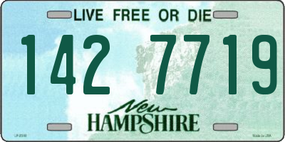 NH license plate 1427719