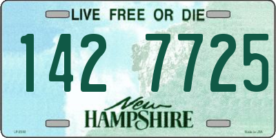 NH license plate 1427725