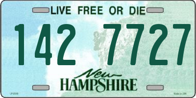 NH license plate 1427727