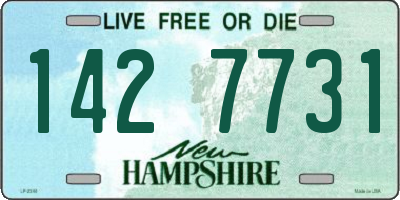 NH license plate 1427731
