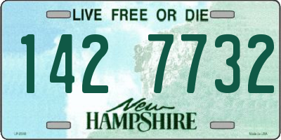 NH license plate 1427732