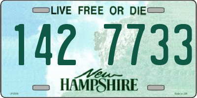 NH license plate 1427733