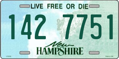 NH license plate 1427751