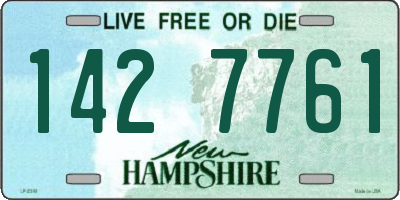 NH license plate 1427761