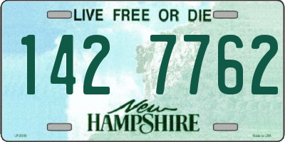 NH license plate 1427762