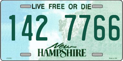 NH license plate 1427766