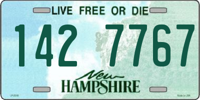 NH license plate 1427767
