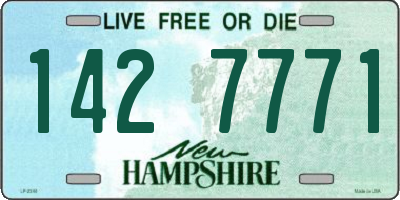 NH license plate 1427771