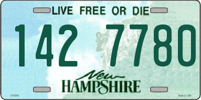 NH license plate 1427780
