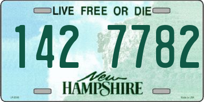 NH license plate 1427782