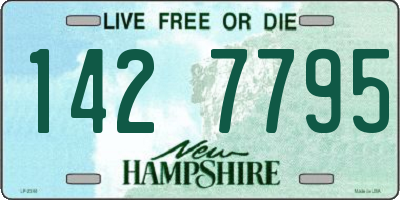 NH license plate 1427795