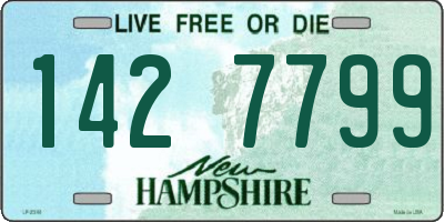 NH license plate 1427799