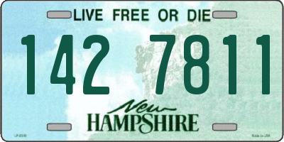 NH license plate 1427811