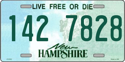 NH license plate 1427828