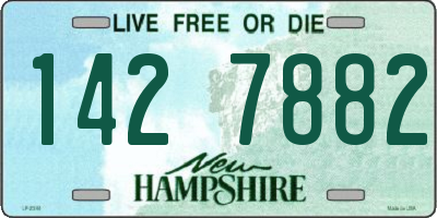 NH license plate 1427882
